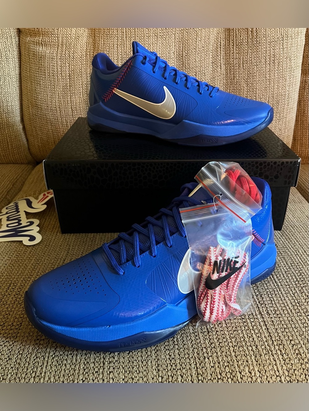 Nike Kobe 5 Protro Hyper Royal Dodgers IO6256-400 Men's Size 12 Shoes NEW